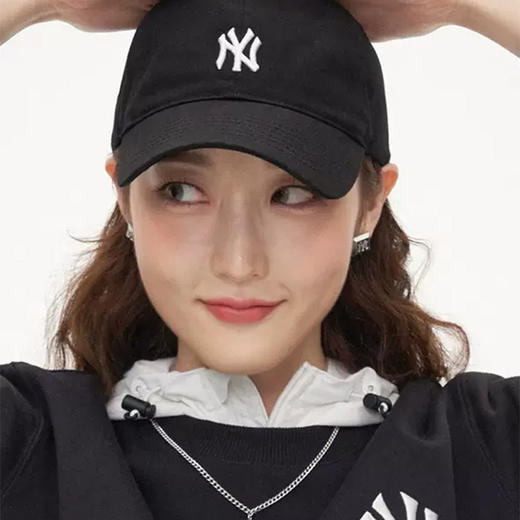【下单送礼盒+礼袋】MLB男女情侣复古NY标软顶棒球帽遮阳帽 商品图4