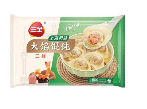 三全 上海风味三鲜馄饨 500g*2(商) 商品图0
