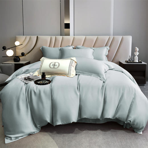 【门店同款】60支进口奥地利兰精莱赛尔天丝四件 套丝滑凉爽裸睡级套件【礼盒包装】 商品图5