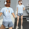 【三件套搭配！瑜伽服短裤套装】夏天薄款跑步运动套装，柔软亲肤，耐磨耐穿，速干网红健身服宽松瑜伽服女L 商品缩略图1
