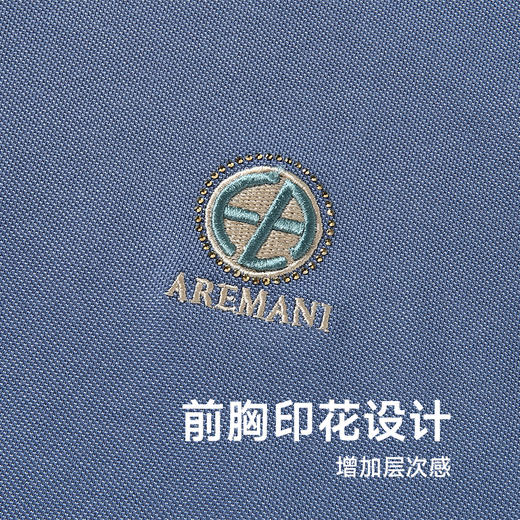 【桑蚕丝】【新款DLS】大依优型大码短袖Polo衫翻领加肥加大男士大号弹力透气舒适夏季半袖 商品图2