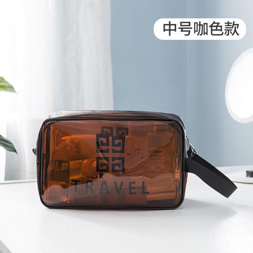【49.9得3件！】一包打尽，装下你想装下的~透明化妆包 PVC洗漱包组合装 出差旅行收纳包 防水大容量手提化妆袋 收纳袋-QQ 商品图11