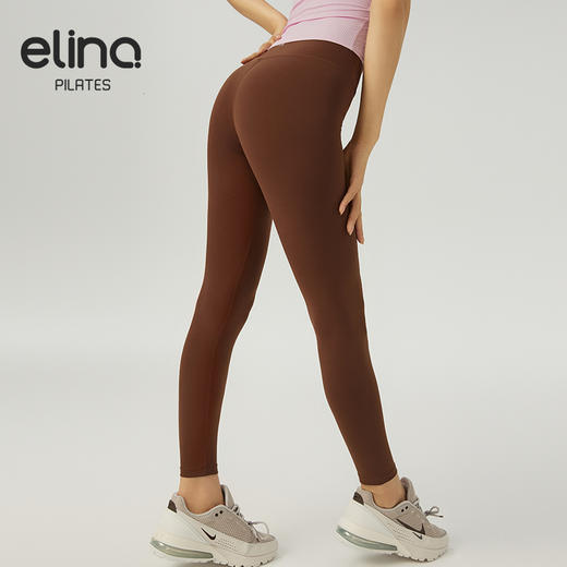 elina一恋2024新款5A抗菌无尴尬线瑜伽健身九分裤AD1583 商品图10