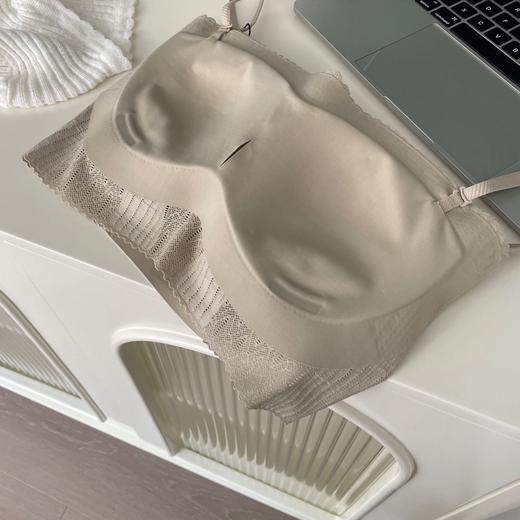 老米优品🎈2件包邮！夏日内搭宝藏单品！《复古菱格纹自带胸垫蕾丝吊带》抹胸式设计，软糯高弹力，内搭太赞了~~NY240423A 商品图3