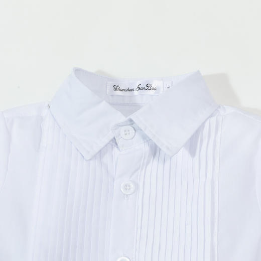 迪士尼男童英伦绅士风短袖短裤套装ZD2DT060 商品图2