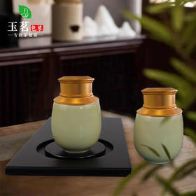 龙泉青瓷【米色.50g】18元1个.整箱24个.整箱免运费