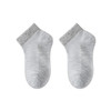 【极简系—5双钜惠装！】虫虫说春夏季儿童袜子网眼船袜男女童袜子黑白学生袜薄款宝宝袜子 商品缩略图7