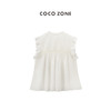 COCO ZONE"娃娃衫”夏季休闲设计感无袖立领衬衫裙摆式上衣CC1B0857 商品缩略图1