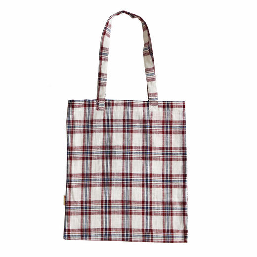 HUJI祤集Aura单肩包插画质感格纹 商品图5