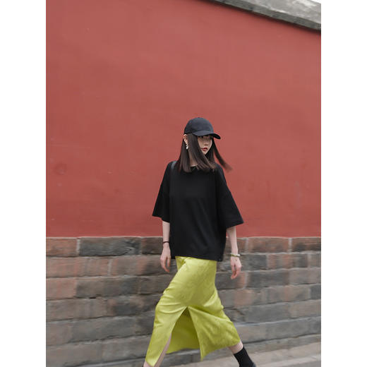 UMILAB【凤尾】美在风骨 缎面立体提花面料婉约高级半身裙D691H 商品图2