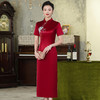 上海旗袍厂【9944】醋酸旗袍2024年新款春夏季年轻气质礼服 商品缩略图2