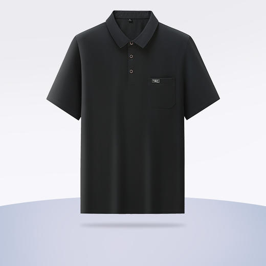 【新款DLS】大依优型大码短袖Polo衫翻领加肥加大男士大号弹力透气舒适夏季半袖 商品图0