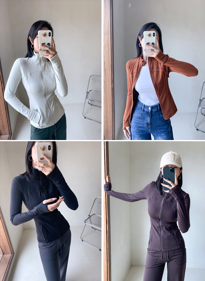 现货 THS -无 lulu define女士运动拉链夹克 瑜伽外套 4色 BF1006