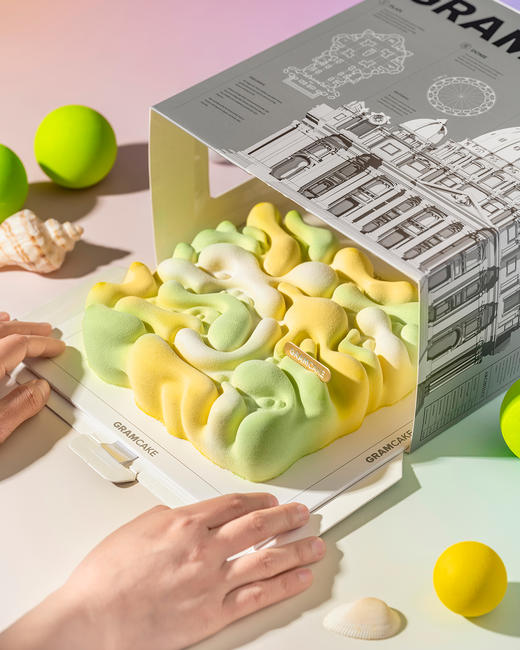 丽贝仙踪-凤梨罗勒香草慕斯生日蛋糕（2.4磅） 商品图6