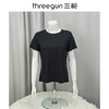 Threegun三枪 【凉感木代尔】圆领短袖女T恤衫打底衫-2L084A021 商品缩略图6