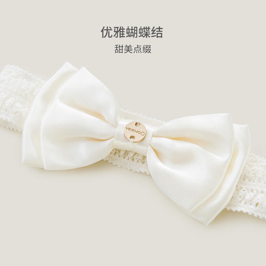 英氏儿童蝴蝶结发带女童可爱女宝宝高级发绳头饰发圈YRPBJ0P325A 商品图1