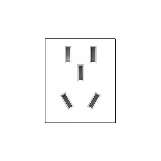 视贝K10白系列墙开插座 商品图6