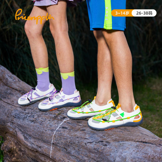 【夏季合辑】 pineapple菠萝鞋儿童运动凉鞋男女生23-24夏季包头防撞凉鞋-全地形夏款赤足鞋 （适合3-14岁，26~38码） 商品图9