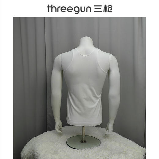Threegun三枪 【有机棉】男士打底背心（2件装）-30847A0W1 商品图2