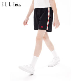 ELLEKIDS 童装 爱心织带短裤