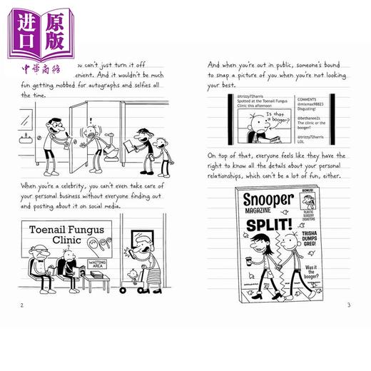 【中商原版】Diary of a Wimpy Kid Diper overlode 小屁孩日记17 英版 平装 英文原版进口图书 儿童小初文学章节书故事图画书 商品图2