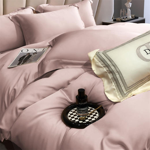【门店同款】60支进口奥地利兰精莱赛尔天丝四件 套丝滑凉爽裸睡级套件【礼盒包装】 商品图7