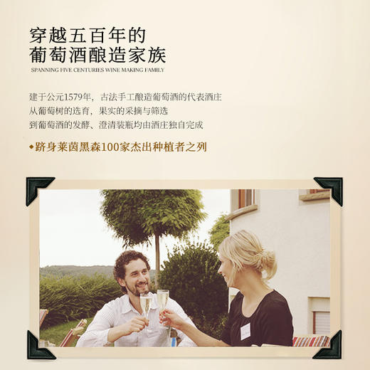【莱茵黑森葡萄酒大赛金奖】德国帝博利琼瑶浆晚收半甜白葡萄酒 QMP级 12.5%vol 商品图3