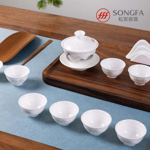 11头茗意  高山骨瓷茶具套装 商品图1