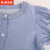 棉果果夏季新品女童牛仔连衣裙M222701224224 商品缩略图6