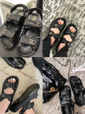 CH-SH 经典皮穿链沙滩凉鞋