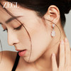 ZEGL设计师母亲节礼物绿玛瑙耳环女2024新款小葫芦耳钉银针耳饰品 商品缩略图5