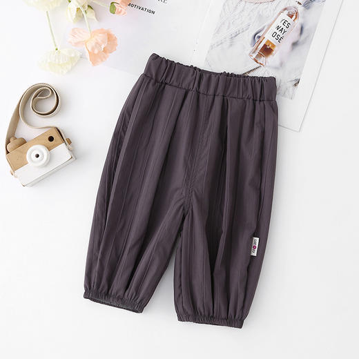 超值2件任选【亲肤透气，舒适有形！】2024新款儿童夏季薄款七分裤男女童，宽松洋气阔腿裤宝宝韩版灯笼裤-lm！-QQ 商品图8