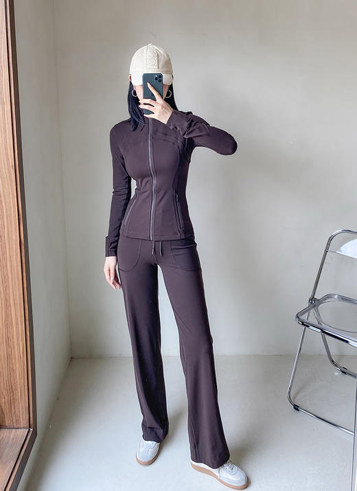 现货 THS  4.23-无 lulu 女士运动长裤 瑜伽裤 5色 BJ3154 商品图6