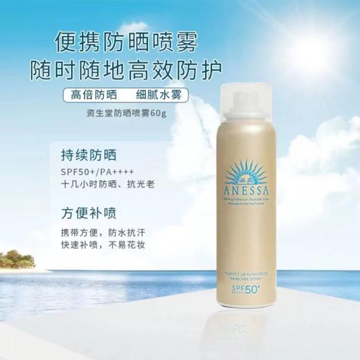 安热沙（Anessa）金灿倍护防晒喷雾60g 商品图2