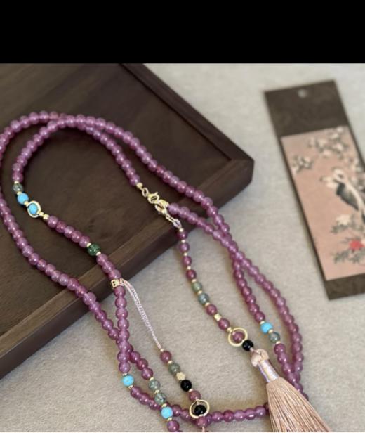 💐【新中式斜跨链💥❗ 】✅温润秀气显贵耐看！💞东方美学 ✅优选珠子和流苏🌸，精工制作 ✅多种款式可选，样样百搭，挑花眼👀 商品图3