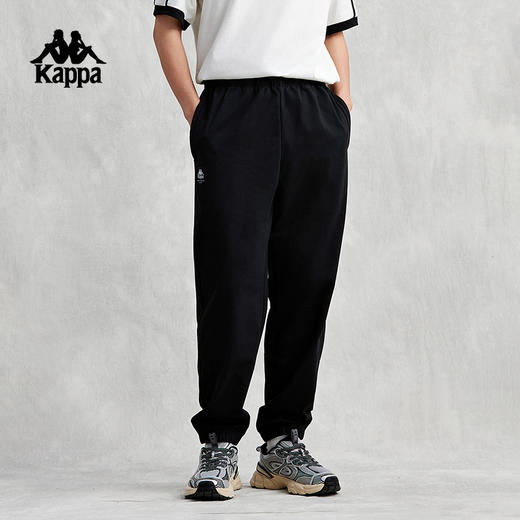 Kappa卡帕九分裤2024新款男夏运动休闲裤黑色长裤小脚裤K0E32CJ71 商品图0