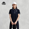 Kappa卡帕复古连衣裙2024新款女夏撞色收腰显瘦POLO裙K0E42QL03 商品缩略图0
