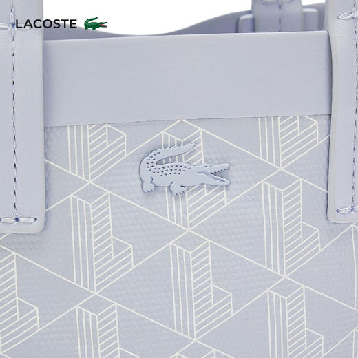 【海南专供价】Lacoste法国鳄鱼女包 新款时尚老花斜挎包单肩包斜挎包NF4463ZE 商品图1