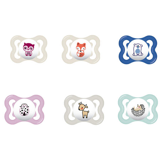 MAM美安萌 夜用Supreme系列Matt安抚奶嘴 日用/夜用 1只装 2月+（奶嘴花色随机 介意慎拍！） 商品图0