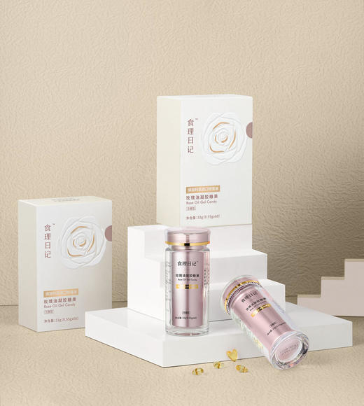 【洪佳老师每日必吃同款】食理日记 玫瑰软胶囊33g 赠试吃装 多瓶规格 商品图1