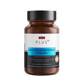 【香港直邮】澳洲Swisse PLUS斯维诗NAD+男士能量瓶童颜丸30粒提振精力专利NR