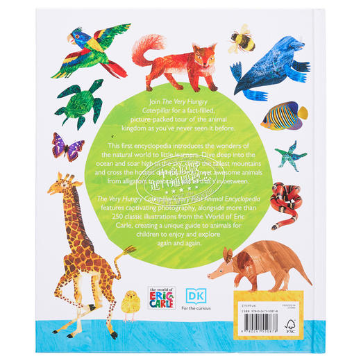 【中商原版】DK毛毛虫小百科 动物The Very Hungry Caterpillar's Very First Animal Encyclopedia英文原版儿童科普绘本 精装 商品图1