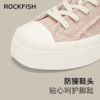 Rockfish 英国766厚底小方糖低帮增高方头帆布一脚蹬拖鞋出游穿搭 商品缩略图6