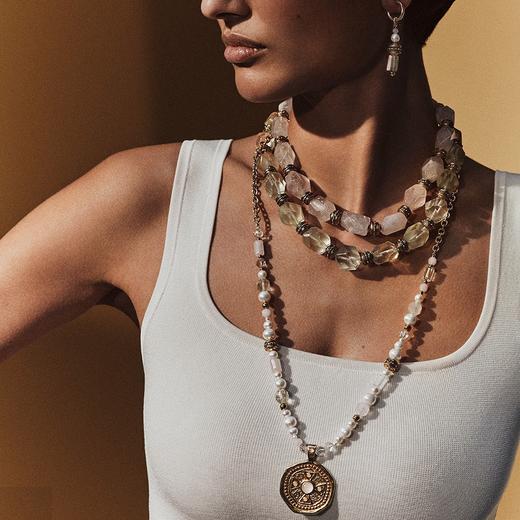 订购4周到｜Goossens Paris-Syracuse-吊坠耳环（茉莉黄色）［法国设计师］ 商品图1