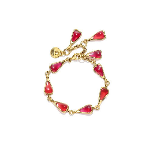 订购4周到｜Goossens Paris-Petales-草莓红 手链［法国设计师］ 商品图0