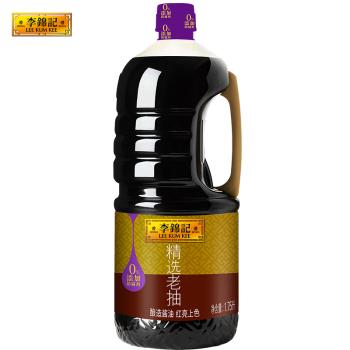 李锦记 精选系列 精选老抽1.75L【一级】0添加防腐剂 专业红烧 酿造酱油 商品图3