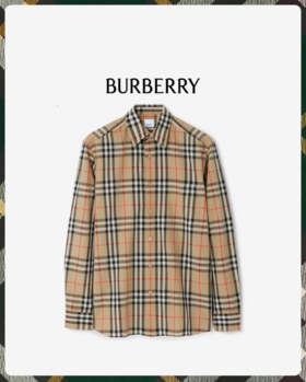 【2F】Luxemporium睿锦尚品 BURBERRY 男装 格纹棉质衬衫