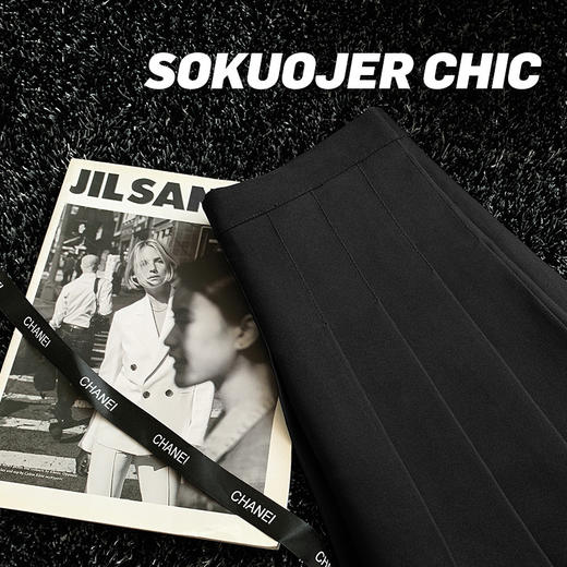 夏季【a字高腰大码半身裙】高品质百褶裙女 日系学生防走光jk短裙 商品图6