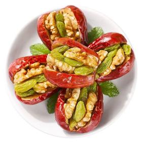 平价优选：新疆五彩果干版枣夹核桃，全新三重口感，脆酸醇味觉盛宴500g/袋*1