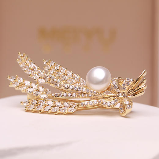 美裕 淡水珍珠胸花8-9mm 108192 商品图2